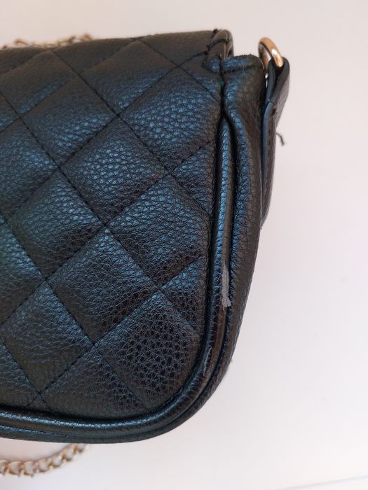 Сумка клатч чорна типу Шанель Chanel