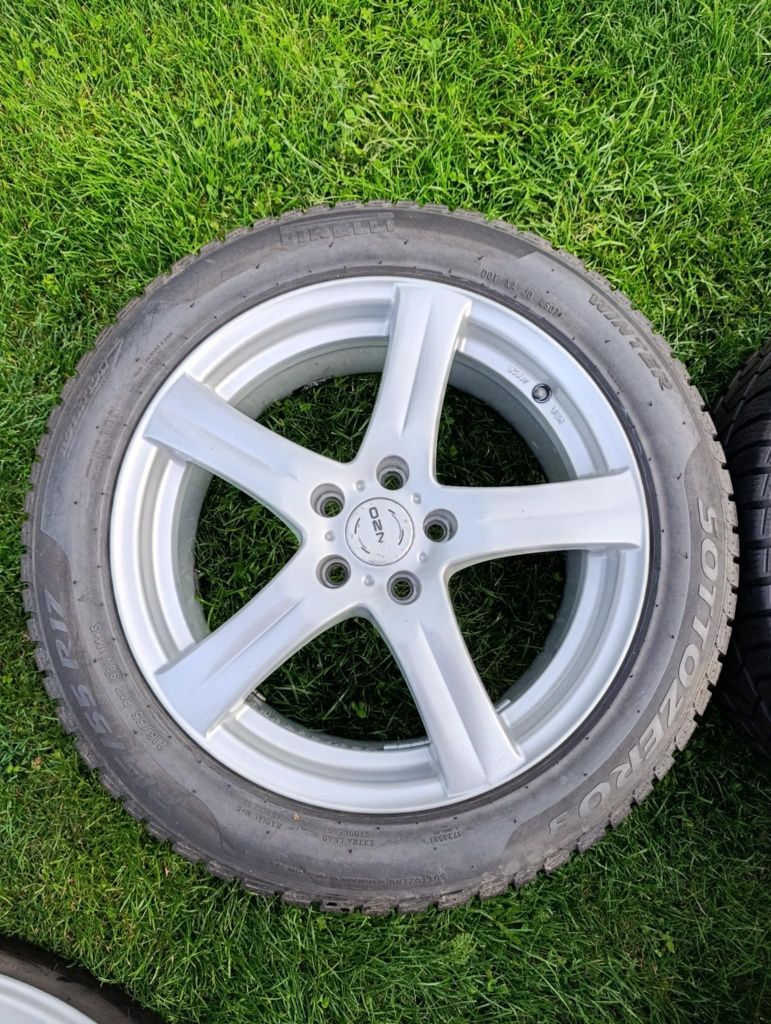 Koła zimowe opony 215 55r17, alufelgi 17" 5x108 ET40, Peugeot 508