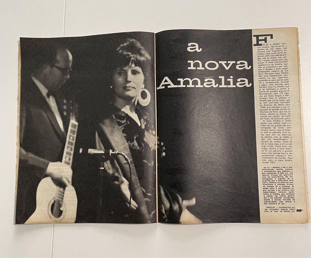 Revistas Amália Rodrigues - O Século Ilustrado / Visão