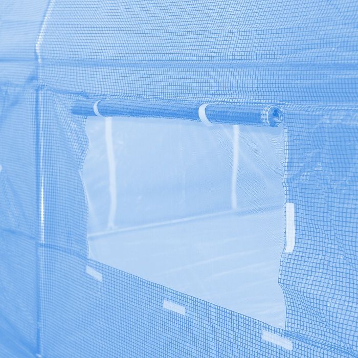 Tunel ogrodowy 2x3,5x2m. niebieski TUNEL SZKLARNIA NAMIOT
