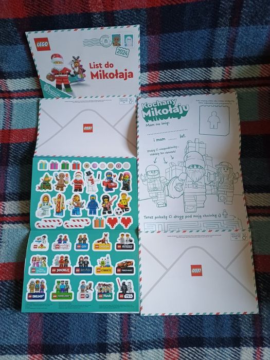 Śliczna błękitna kurtka Sinsay rozmiar 116,kolorowanki i list z nakle