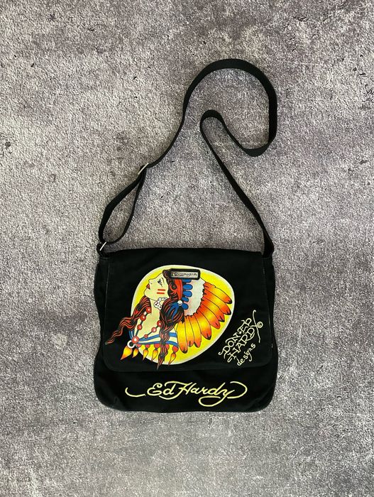 Ed Hardy Bag | Сумка через плече Ед Харді Шоппер | Оригінал