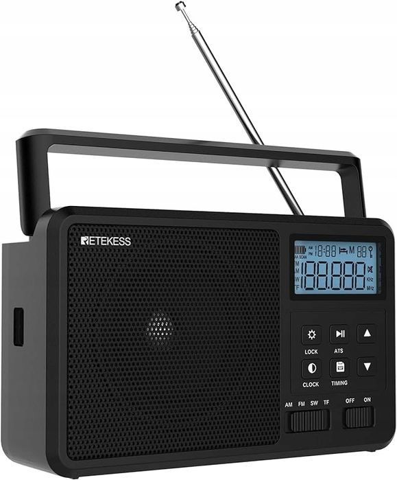 Retekess TR638 to przenośne radio AM/FM/SW z łącznością Bluetooth