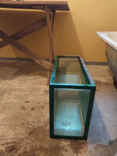 Akwarium w ramce używane