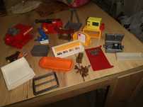 Playmobil meble i inne elementy z zestawów