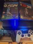 Konsola PS4 + 2 Pady + FC25 + NBA 2k25 + Madden 25