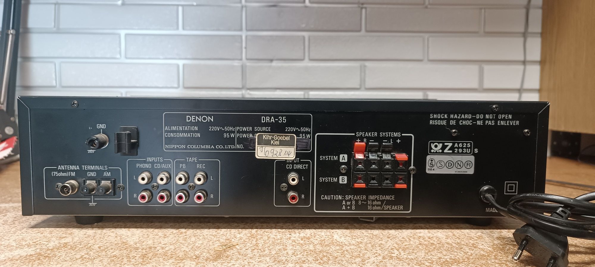 Amplituner stereo DENON DRA-35. Japan