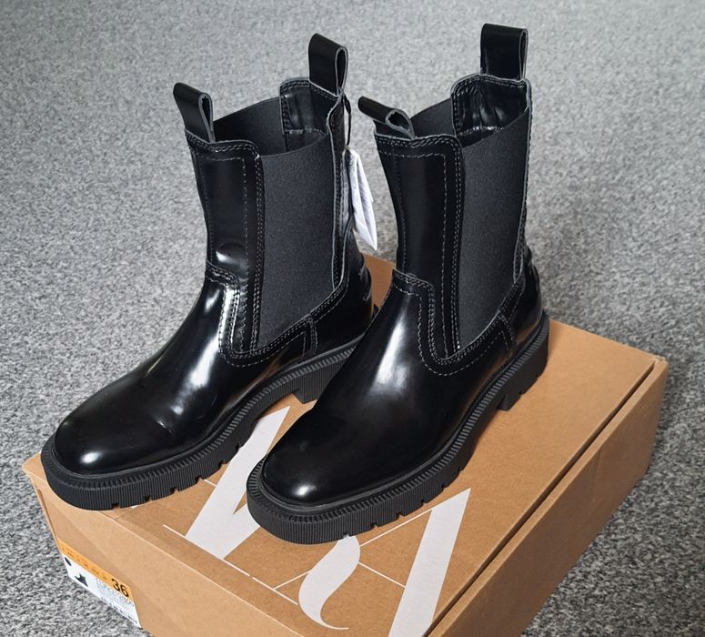 Buty sztyblety damskie ZARA r. 36
