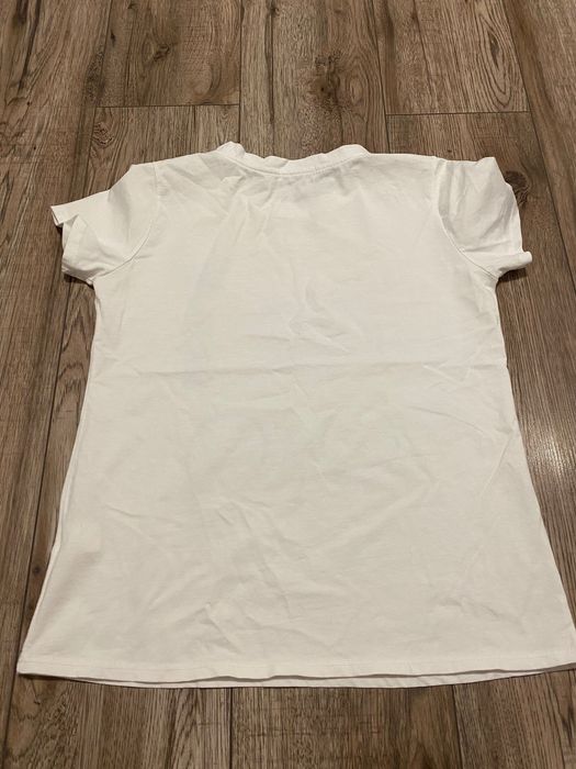 Biały tshirt z rowerkiem