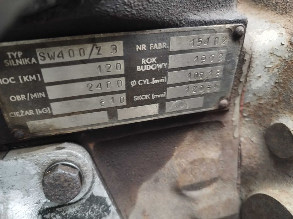 Silnik SW400 po kapitalnym remoncie Bizon