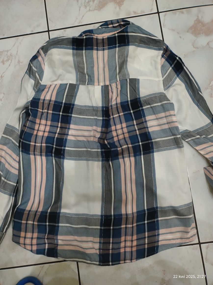 Bluzka/ koszula damska w kratkę 38/ m
