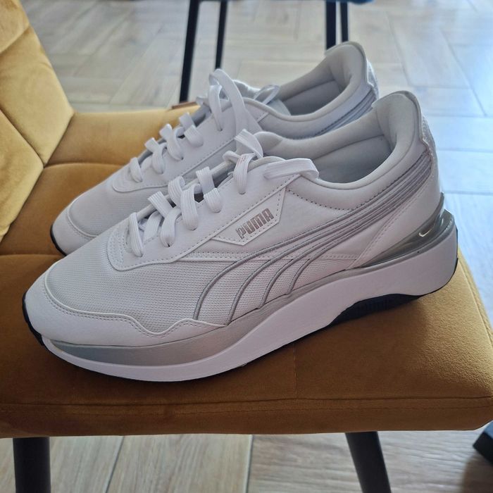 PUMA Cruise Rider r 41 Metaliczno-białe Buty sportowe damskie Jak nowe