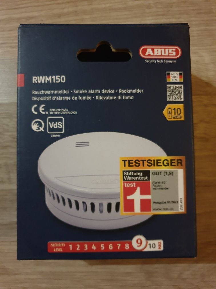Abus RWM150 Czujnik detektor dymu biały