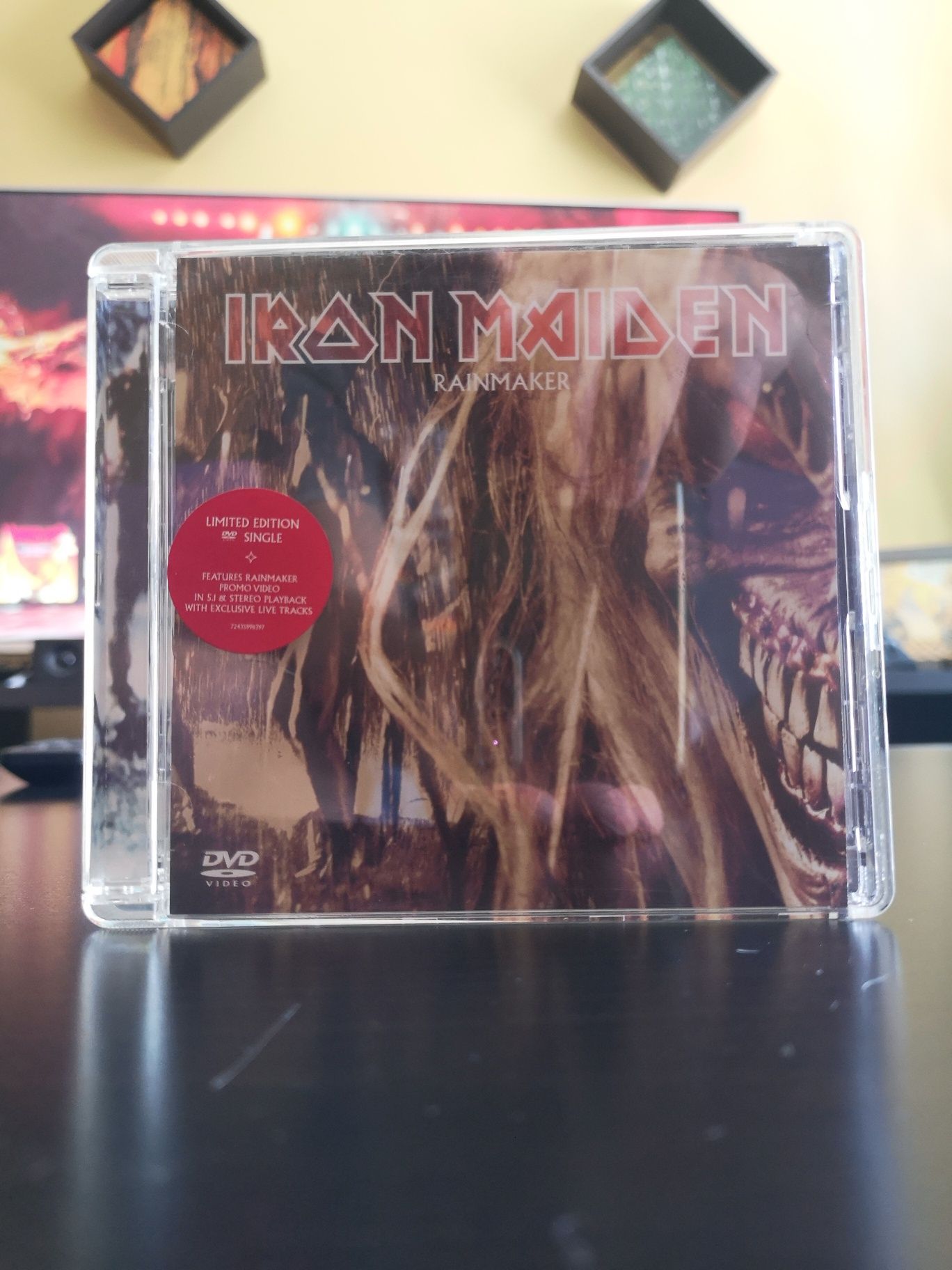Iron Maiden DVD Single Rainmaker 2003 Edição Limitada