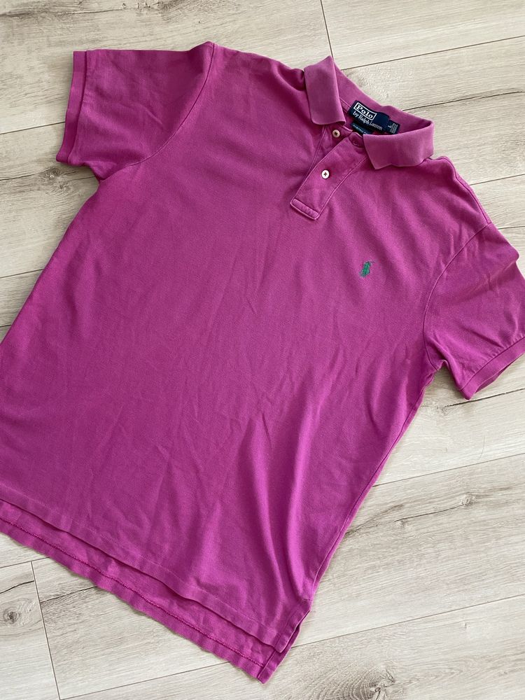 Różowa koszulka polo ralph lauren rozmiar L