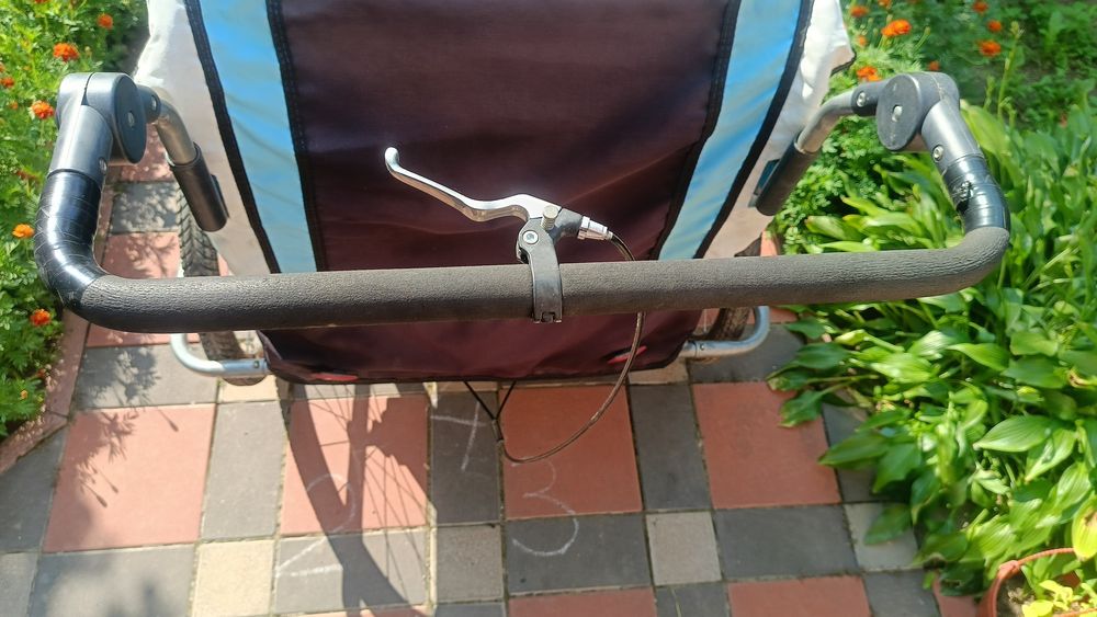 велоколяска, велопричіп, коляска для двійні