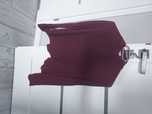 Bordowy swetek oversize