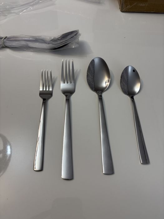 Zestaw sztućców 12 kompletów zestaw zastawa do domu stal nierdzewna