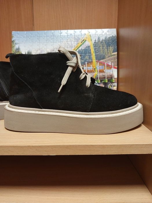 Хайтопи натуральна замша