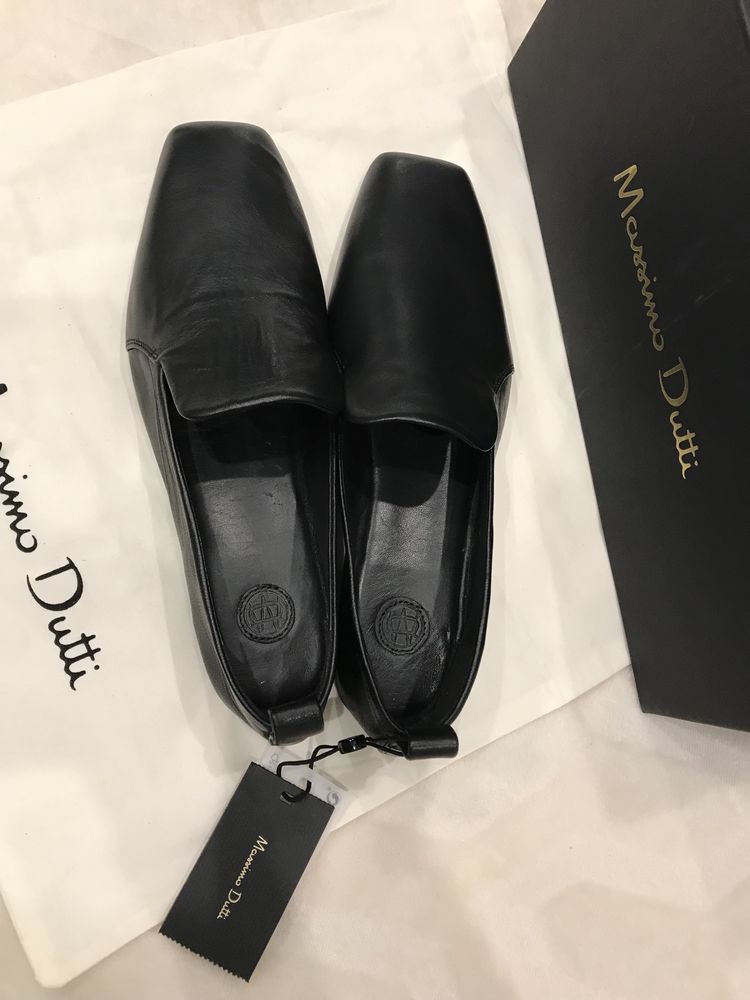 Продам женские кожаные лоферы Massimo Dutti