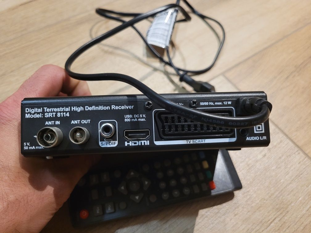 Dekoder DVB-T STRONG Dolby Audio