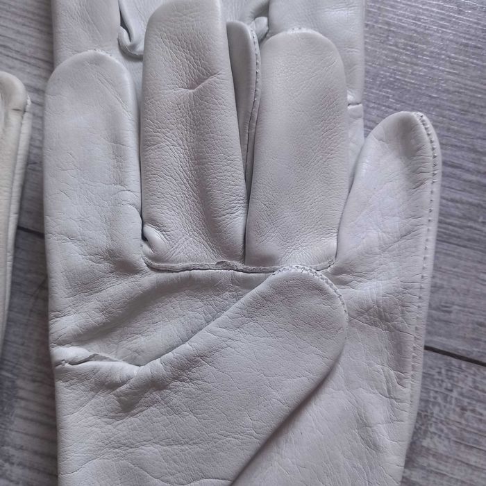 2 pary rękawic roboczych skórzanych 10