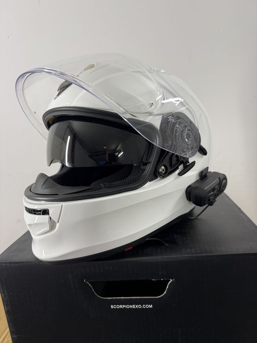 Sprzedam kask Scorpion EXO 491 L biały