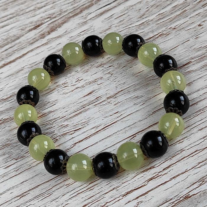 Wyprzedaż powystawowa Bransoletka damska na gumce obwód wewnętrzny 17