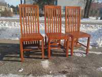 Krzesła tekowe drewniane krzesła kolonialne  krzesło teak 6 sztuk