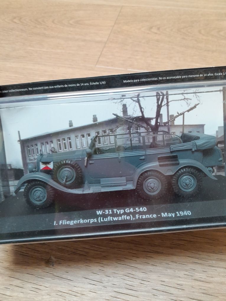 Model niemieckiego pojazdu wojskowego ww2 wehrmacht ss 3 rzesza