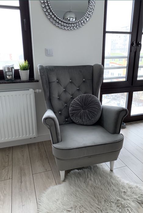 Fotel uszak stylowy fotel do salonu producent Od ręki