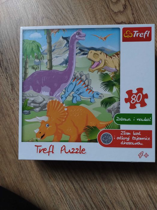 Puzzle 80el Dinozaury Trefl
