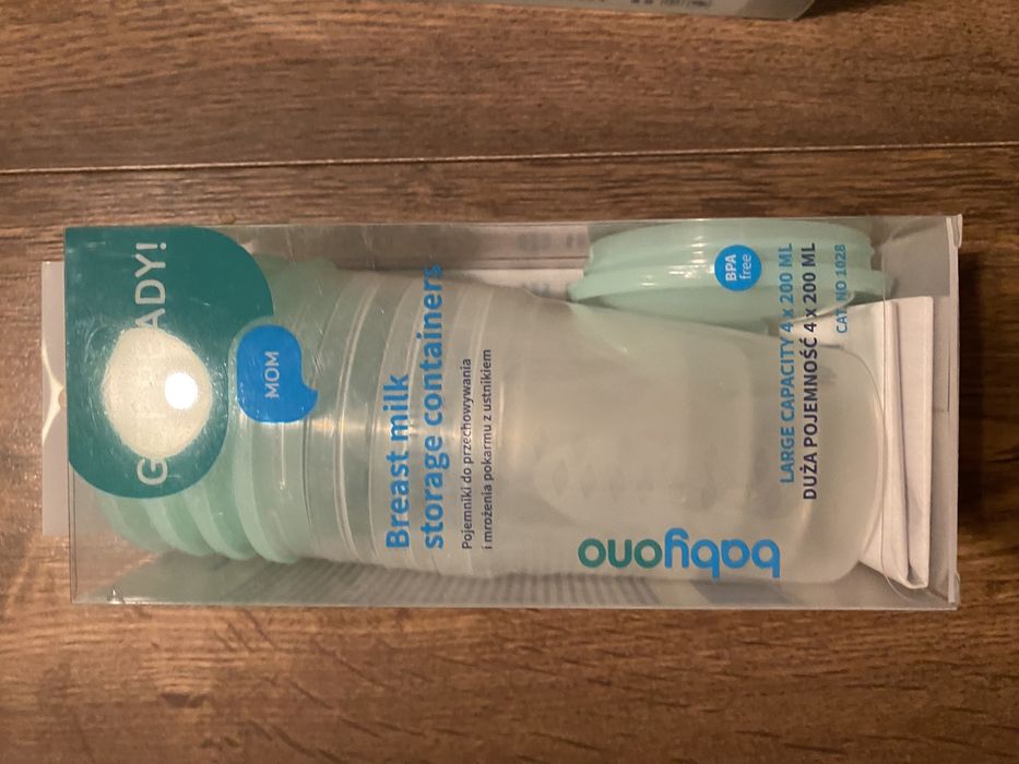 Pojemniki na mleko 12 szt NOWE canpol/babyono