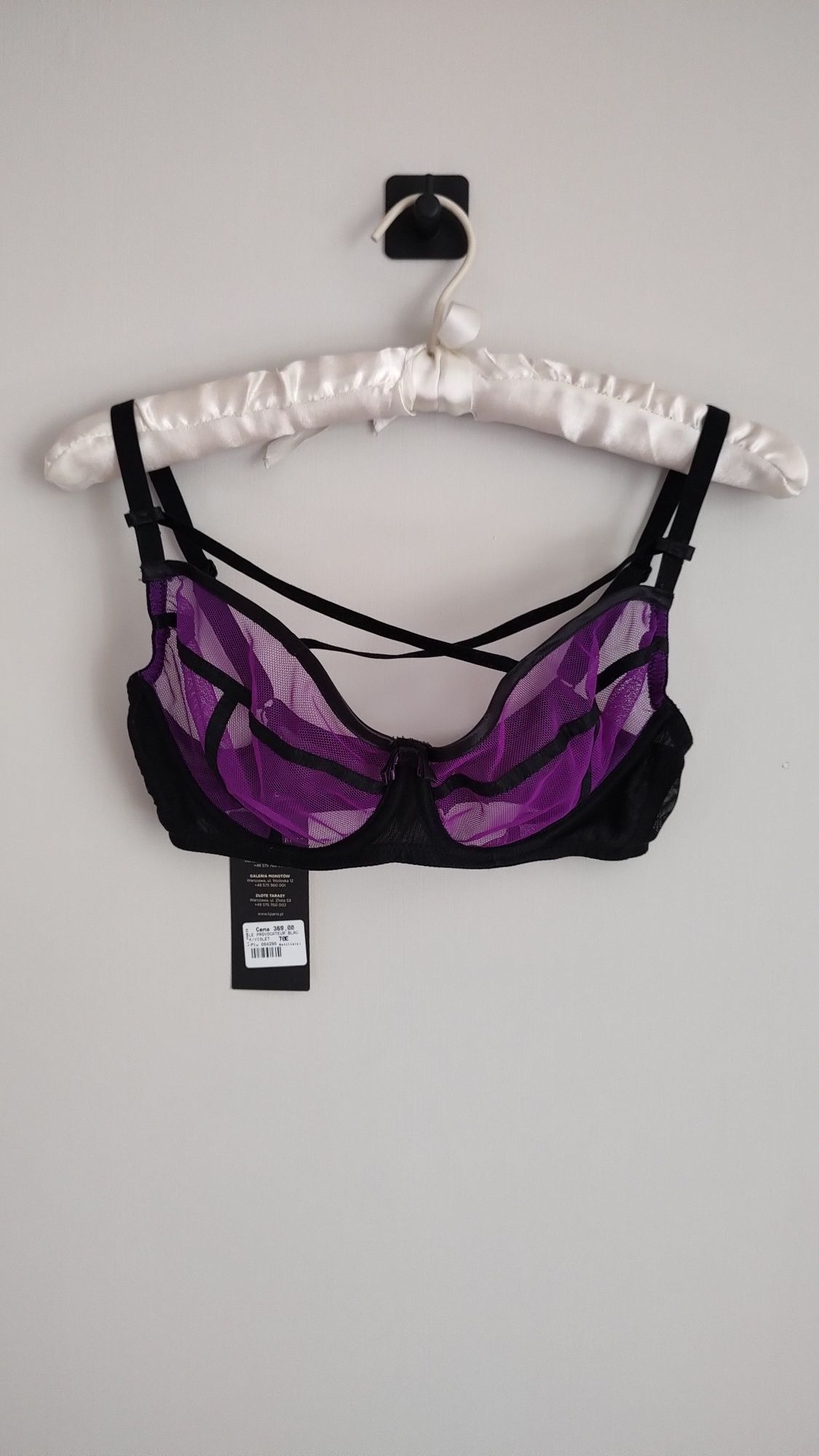 LiParie biustonosz Le Provocateur black violet 70e