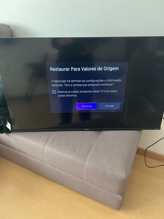 Tv Hisense 43” 4K UHD