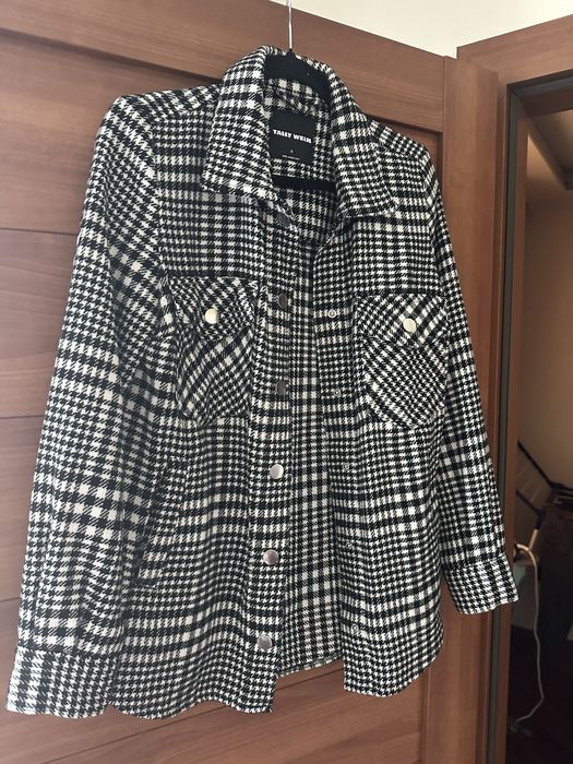 Сорочка рубашка з пальтової тканини з кишенями на кнопках