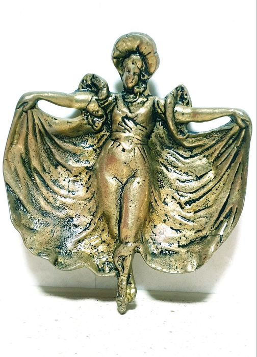 Antiga bilheteira - despeja bolsos em latão