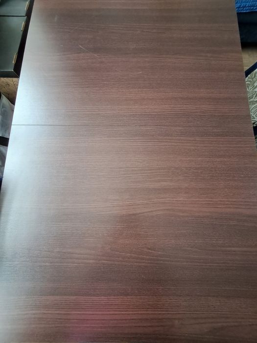 Stół i 6 krzeseł kolor wenge 120x80 rozkładany do 160