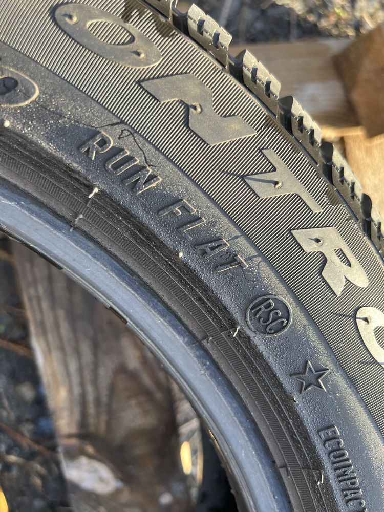 2xopona zimowa PIRELLI w rozmiarze 195/55 R16 - RUN Flat