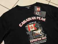 CANADIAN PEAK - NOWA! z LOGO i Metkami Koszulka Męska rozmiar L