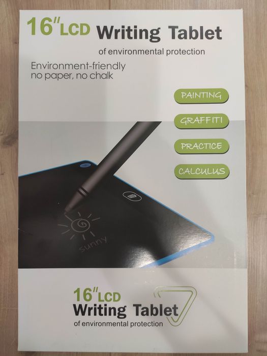 16-calowy Przenośny Tablet LCD do Pisania + Nowa bateria.