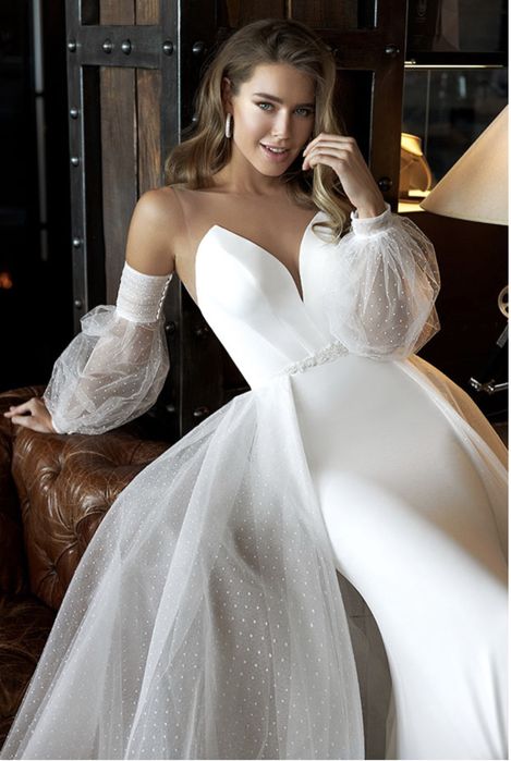 Весільне плаття рибка трансформер Leya