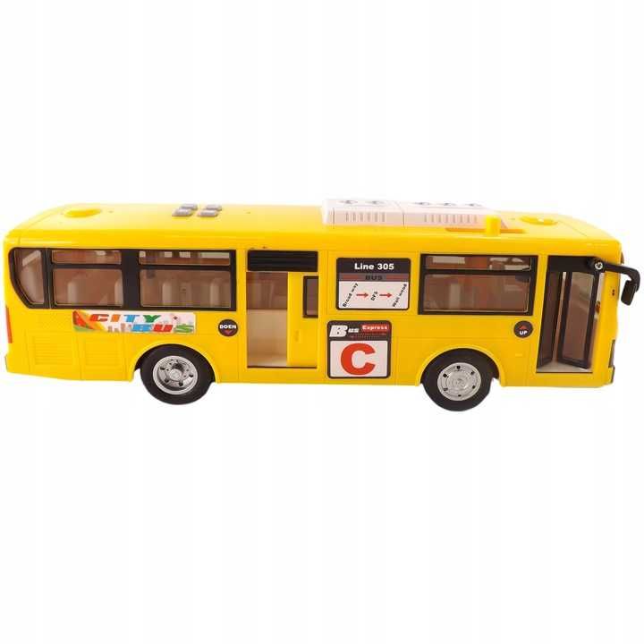 CITY BUS EXPRESS Yellow duży żółty autobus miejski No.:8915