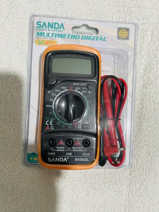 Multimetro novo selado boa qualidade.