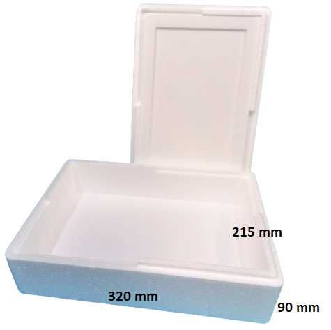 Styrobox STX3 opakowanie pudełko styropianowe 2,8 l