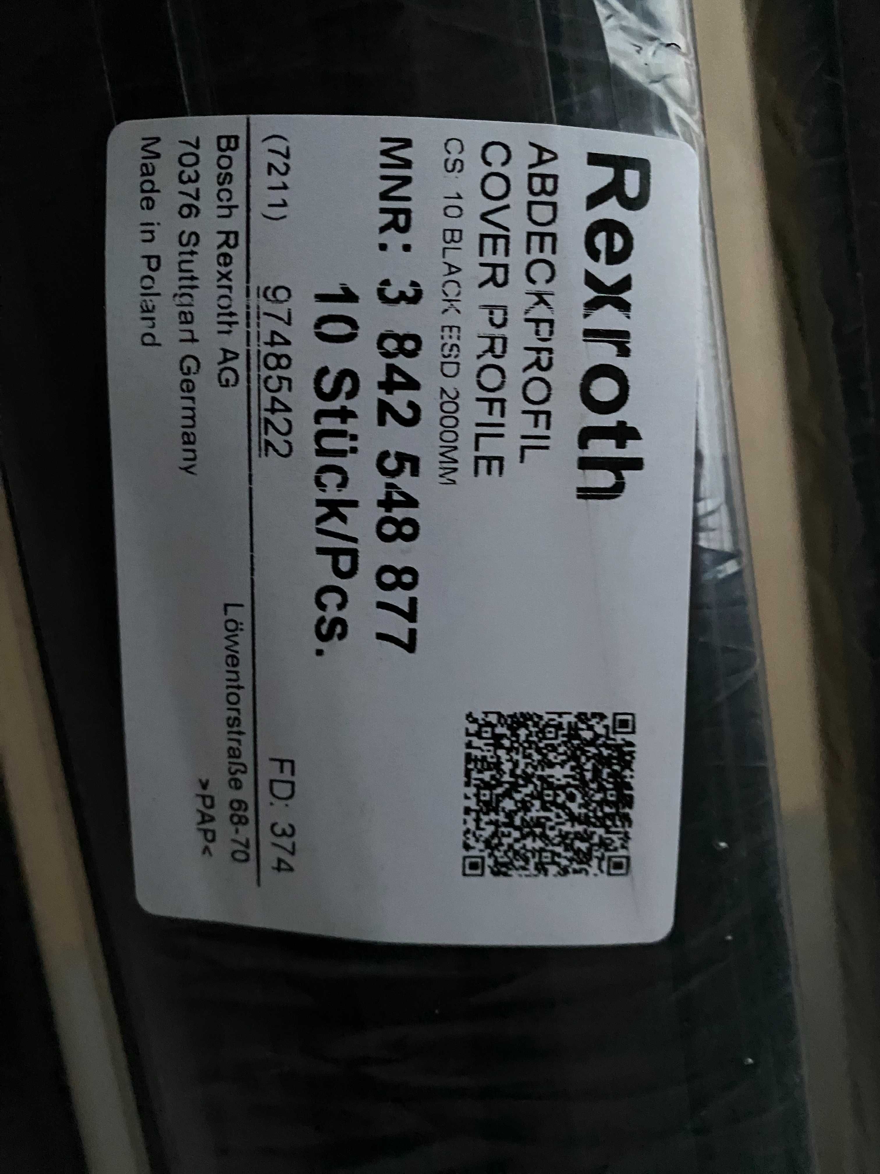 profil / zaślepka 10mm - Bosch Rexroth BLACK ESD 2000mm