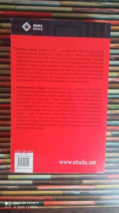 Doświadczenia religijne James Williams