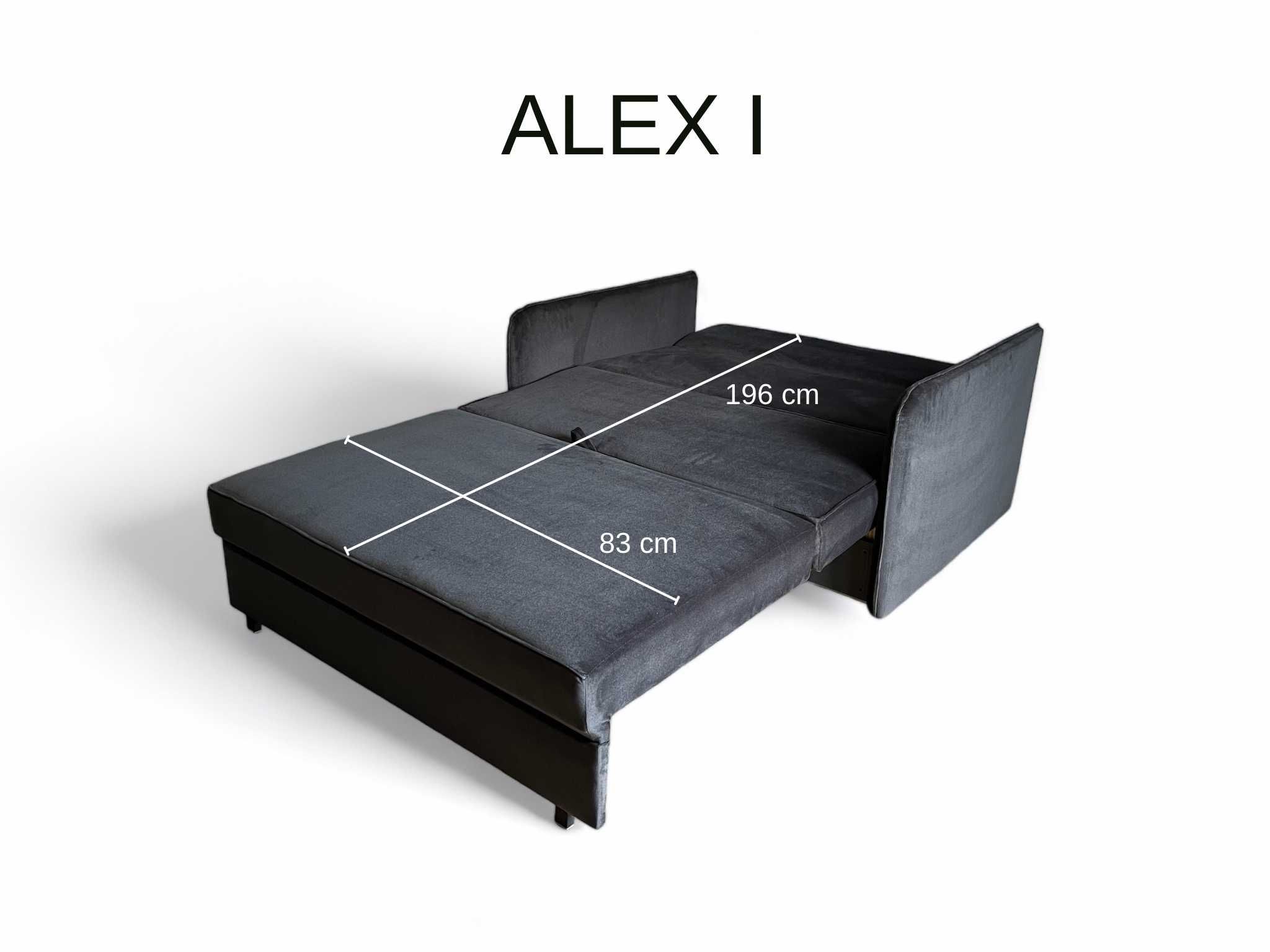 Amerykanka Alex, sofka, kanapa, łóżko. Fotel rozkładany,szybka dostawa