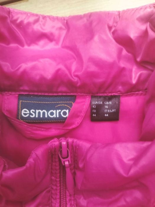 Kurtka jesienna rózowa pikowana