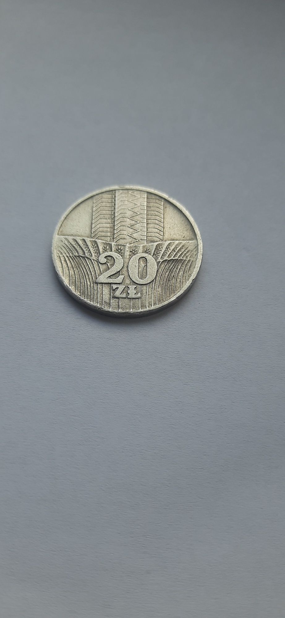 Moneta 20zl 1974r. Bez znaku mennicy